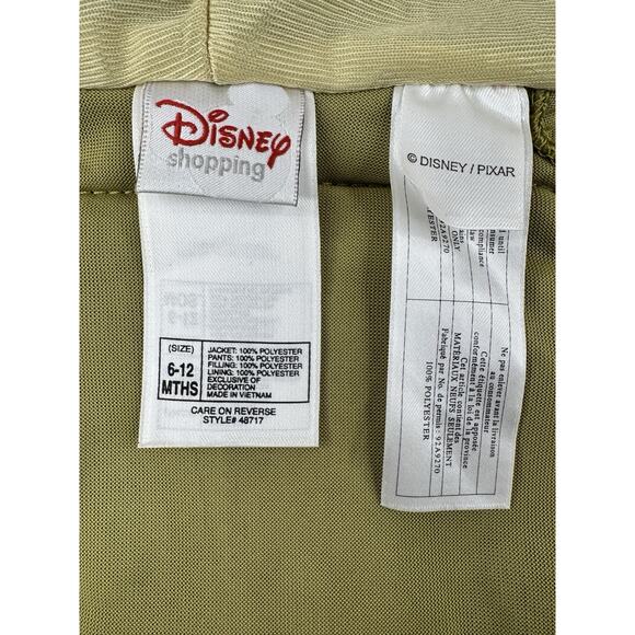 Disney Pixar Finding Nemo Squirt Turtle Costume Baby 6–12 Months Hooded Jacket - Picture 3 of 10